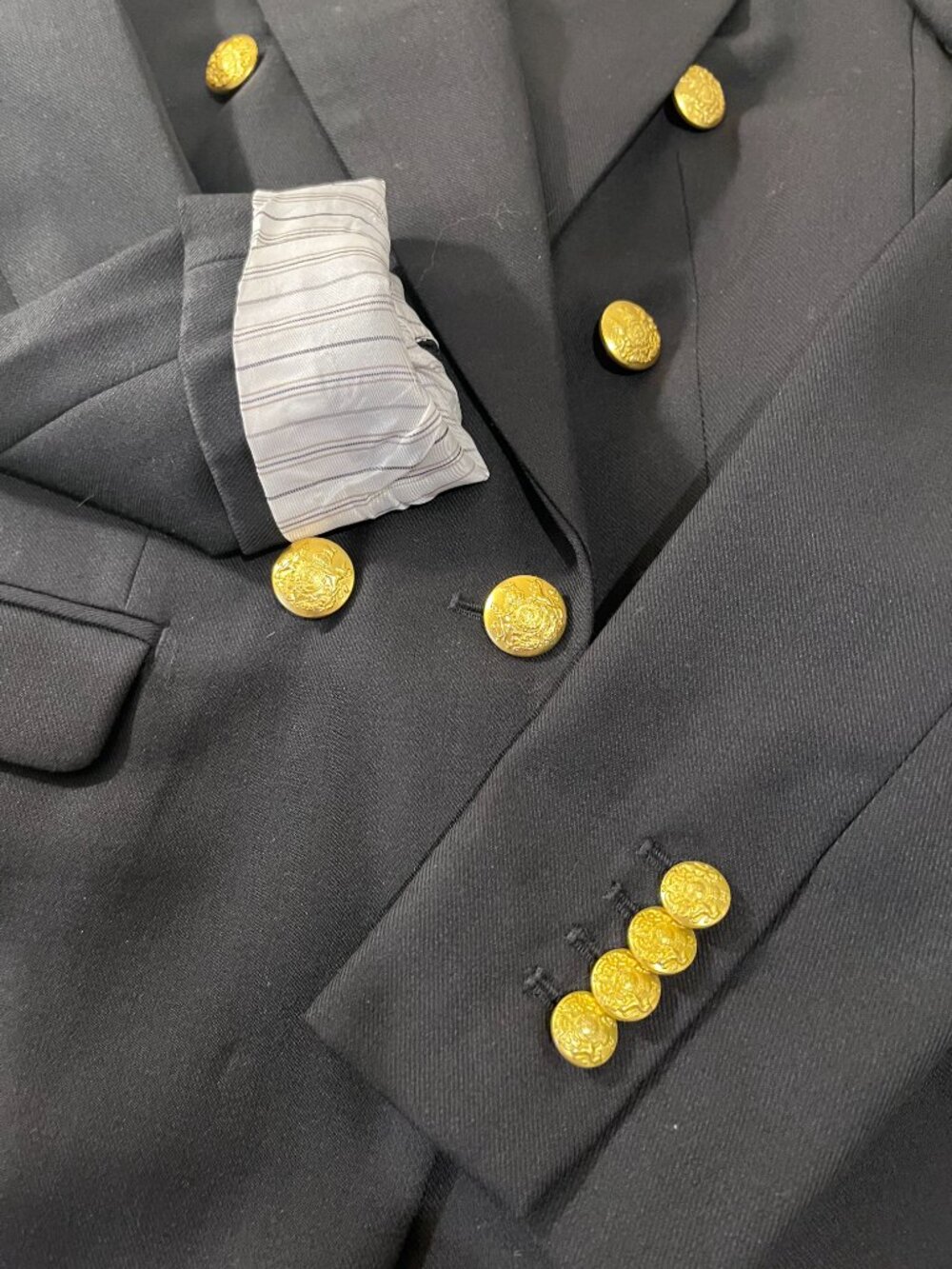 Banana Republic BR Captain's Blazer Jacket - Timeless - Black - Size 0 - Picture 13 of 15